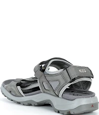 ECCO Men's Yucatan Oiled Nubuck Textile Backstrap Sandals