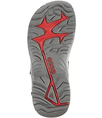 ECCO Men's Yucatan Oiled Nubuck Textile Backstrap Sandals