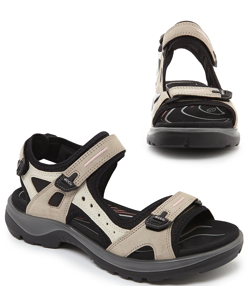 ECCO Offroad Yucatan Adjustable Strap Leather Sandals