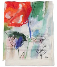 Echo Abstract Floral Scarf Wrap