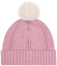 Echo Arched Ribbed Pom Beanie