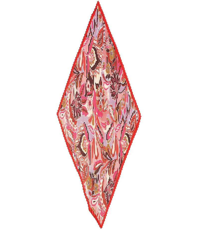 Echo Crazy Paisley Pleated Diamond Scarf