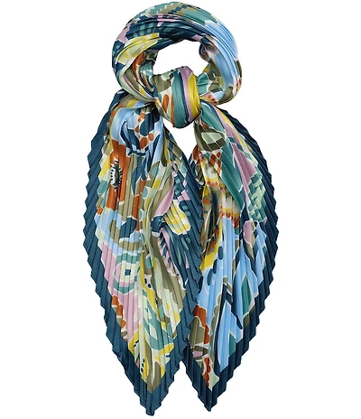 Echo Crazy Paisley Pleated Diamond Scarf
