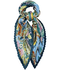 Echo Crazy Paisley Pleated Diamond Scarf