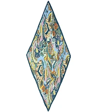 Echo Crazy Paisley Pleated Diamond Scarf