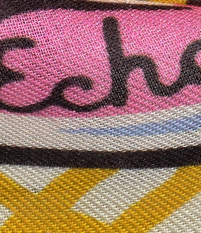 Echo Cubists Woven Square Scarf