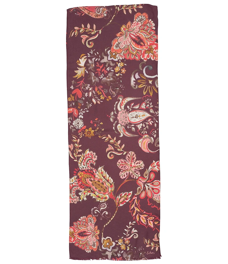 Echo Dreamy Paisley Oblong Scarf