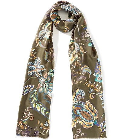 Echo Dreamy Paisley Oblong Scarf