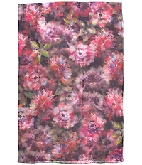 Echo Hazy Floral Crinkle Scarf Wrap