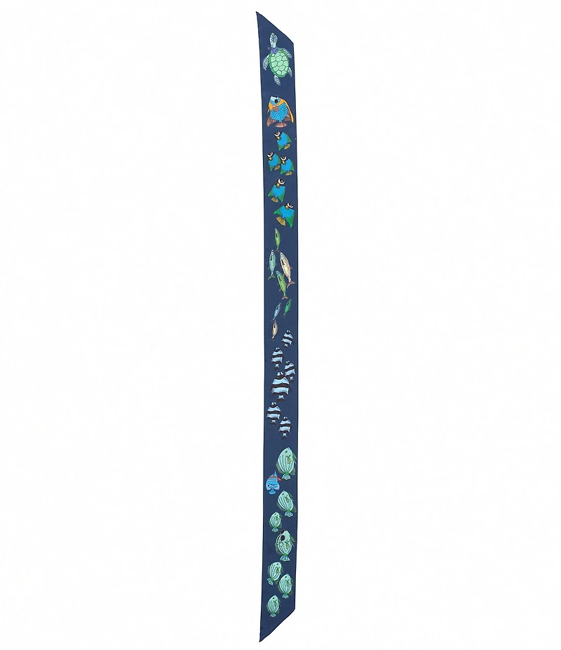 Echo Lost At Sea Ribbon Neckerchief Scarf