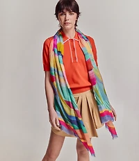 Echo Painterly Landscape Woven Wrap