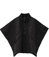 Echo Quilted Quarter Zip Poncho