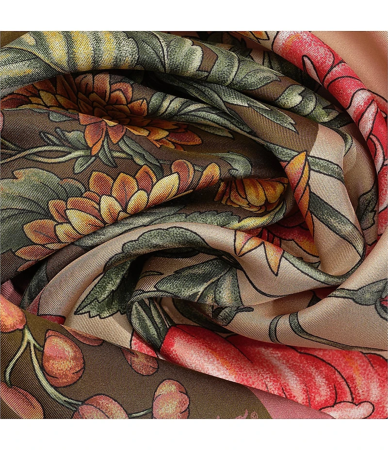 Echo Season Fall Florals Bandana Neckerchief Scarf