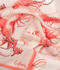 Echo Shrimp Boat Bandana Square Scarf