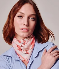 Echo Shrimp Boat Bandana Square Scarf