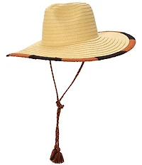 Echo Summer Escape Straw Embroidered Floppy Hat
