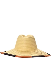 Echo Summer Escape Straw Embroidered Floppy Hat
