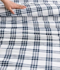 Eddie Bauer Basic Plaid Cotton Percale Duvet Cover Mini Set