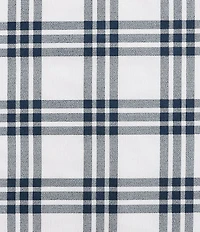 Eddie Bauer Basic Plaid Cotton Percale Duvet Cover Mini Set