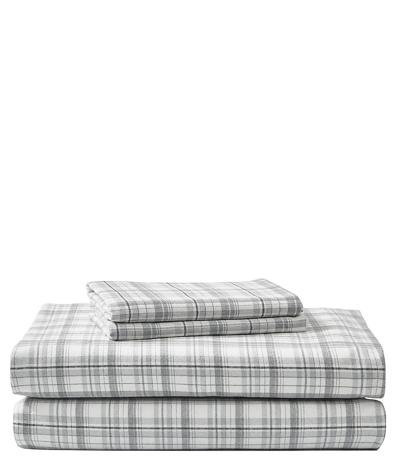 Eddie Bauer Beacon Hill Plaid Flannel Sheet Set