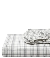 Eddie Bauer Beacon Hill Plaid Flannel Sheet Set