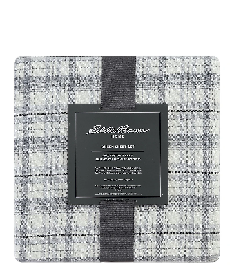 Eddie Bauer Beacon Hill Plaid Flannel Sheet Set