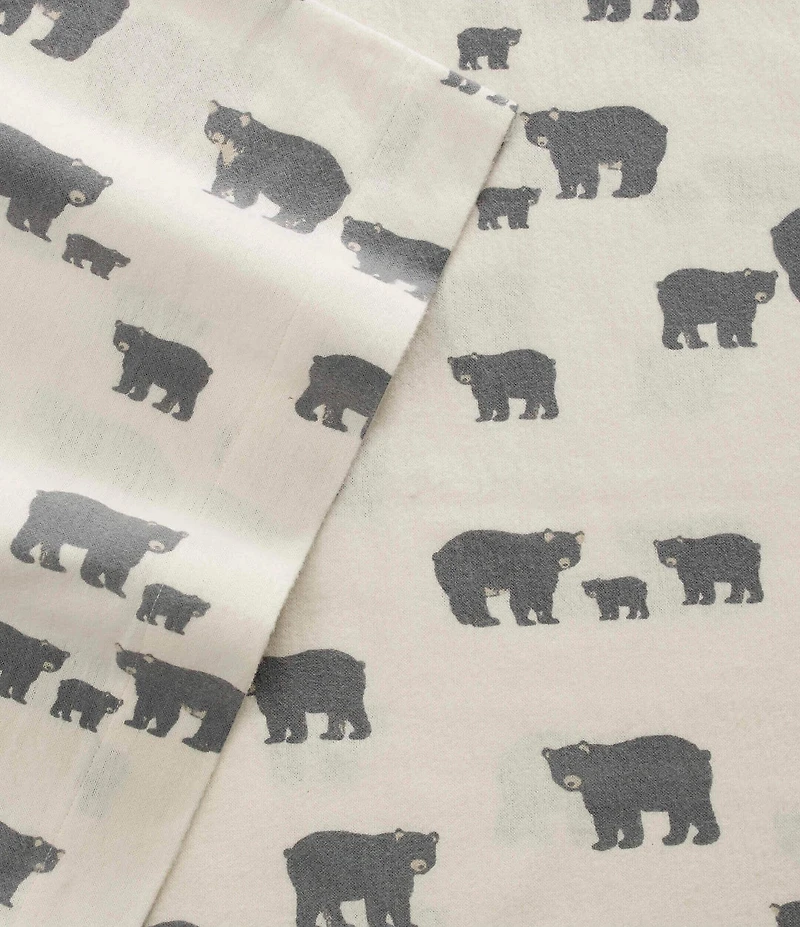 Eddie Bauer Bear Family Flannel Sheet Set
