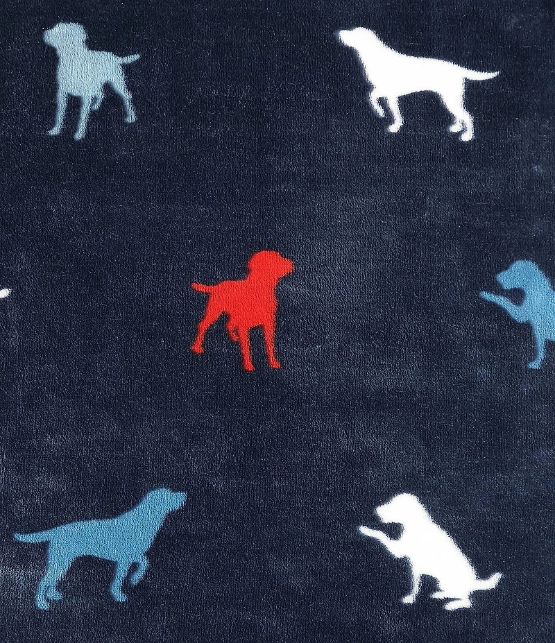 Eddie Bauer Buddy The Dog Ultra Soft Plush Fleece Throw Blanket