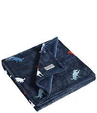 Eddie Bauer Buddy The Dog Ultra Soft Plush Fleece Throw Blanket