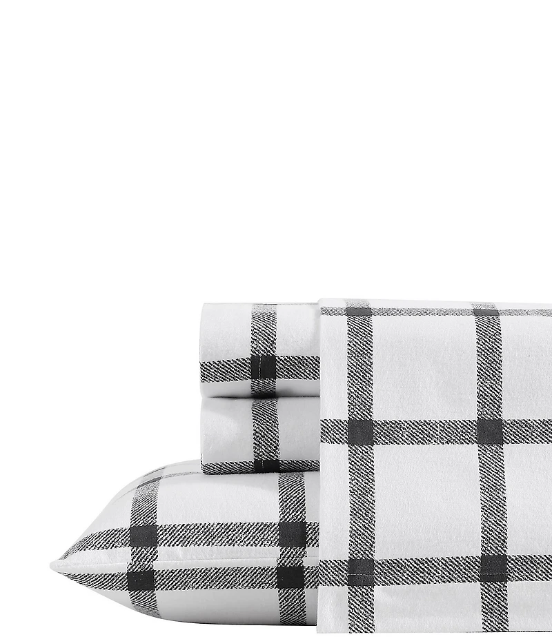 Eddie Bauer Bunkhouse Plaid Printed Flannel Sheet Set