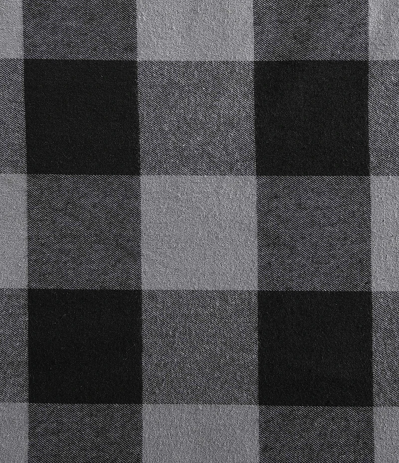 Eddie Bauer Cabin Plaid Flannel Yarn Dyed Reversible Throw Blanket