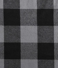 Eddie Bauer Cabin Plaid Flannel Yarn Dyed Reversible Throw Blanket