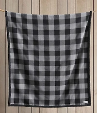 Eddie Bauer Cabin Plaid Flannel Yarn Dyed Reversible Throw Blanket