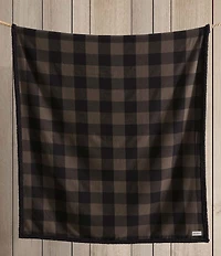 Eddie Bauer Cabin Plaid Flannel Yarn Dyed Reversible Throw Blanket