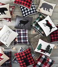 Eddie Bauer Charcoal Bear Breakfast Pillow