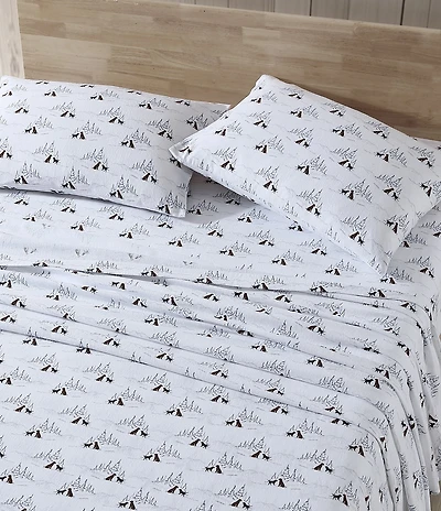 Eddie Bauer Dog Friends Printed Flannel Sheet Set