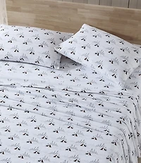 Eddie Bauer Dog Friends Printed Flannel Sheet Set