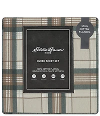 Eddie Bauer Edgewood Plaid Flannel Sheet Set