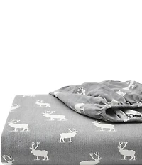 Eddie Bauer Elk Grove Print Flannel Sheet Set