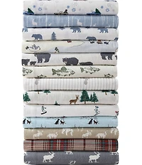 Eddie Bauer Elk Grove Print Flannel Sheet Set