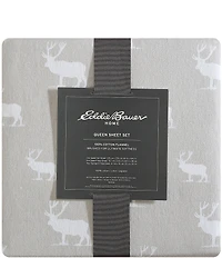 Eddie Bauer Elk Grove Print Flannel Sheet Set