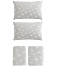 Eddie Bauer Elk Grove Print Flannel Sheet Set