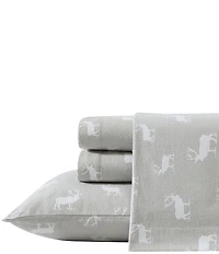 Eddie Bauer Elk Grove Print Flannel Sheet Set