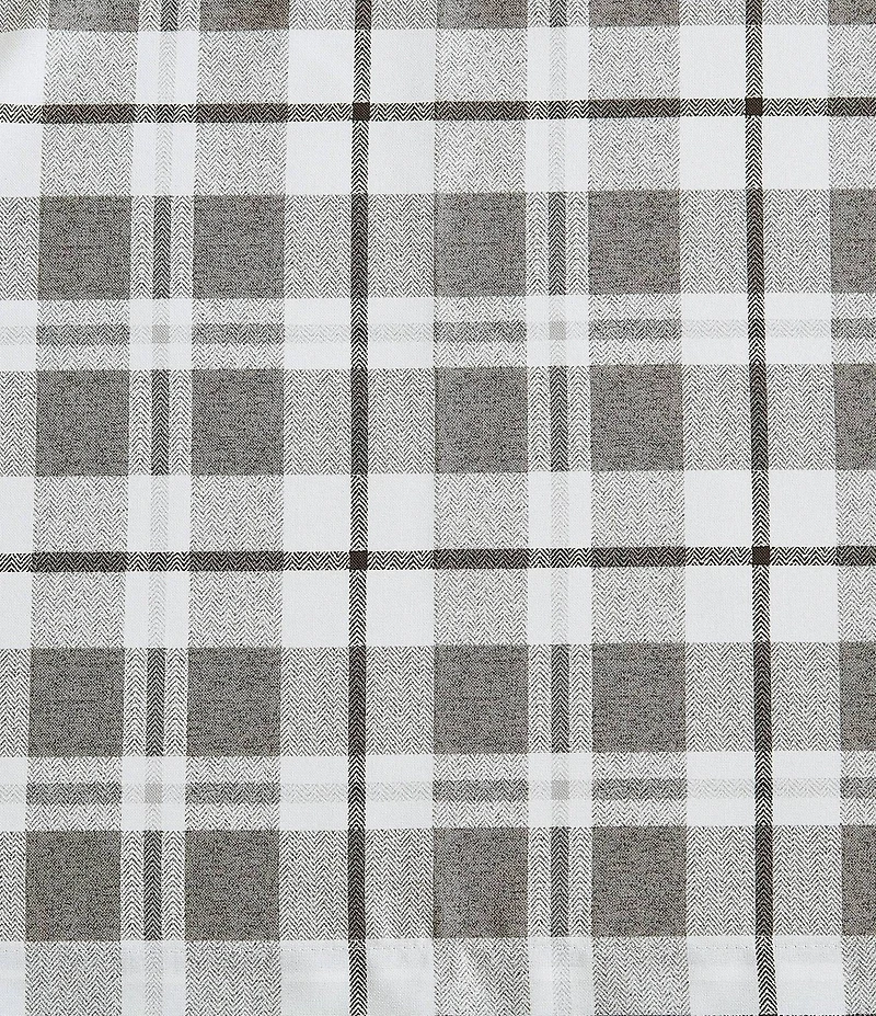 Eddie Bauer Fall Creek Plaid Pole Top Window Valance