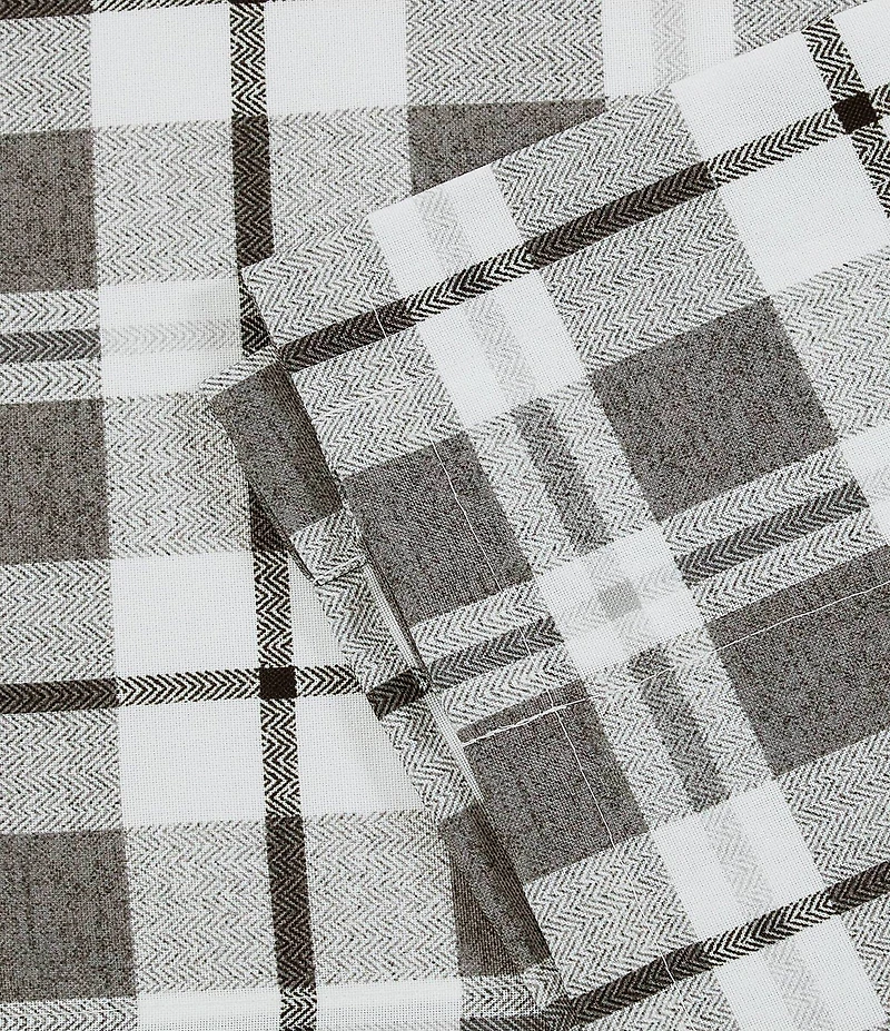 Eddie Bauer Fall Creek Plaid Pole Top Window Valance