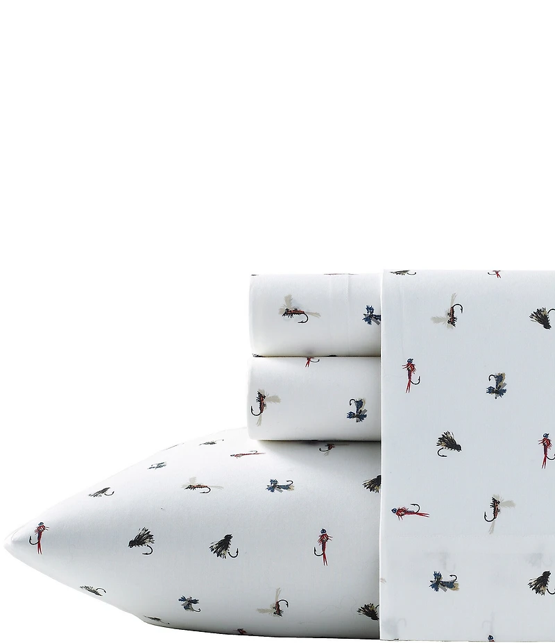 Eddie Bauer Fishing Flies 200-Thread Count Sheet Set