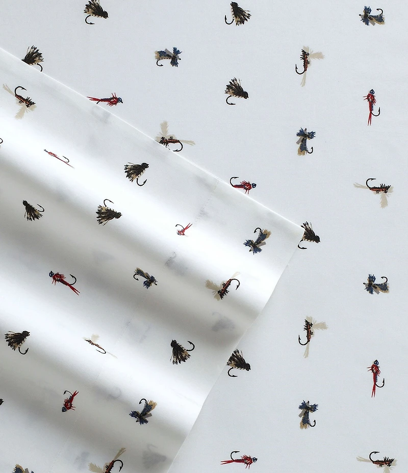 Eddie Bauer Fishing Flies 200-Thread Count Sheet Set