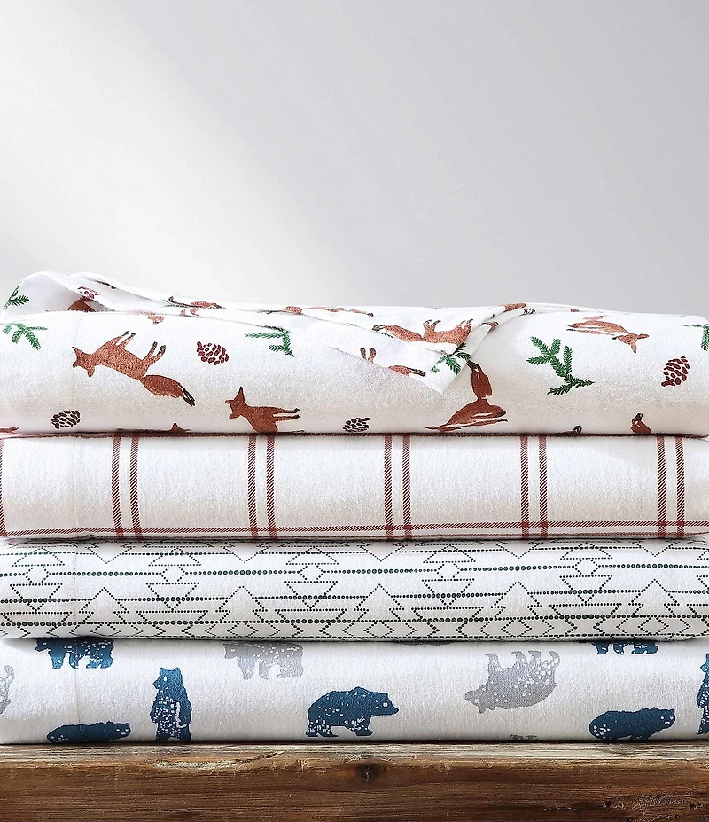 Eddie Bauer Fox Trail Flannel Cotton Sheet Set