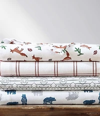 Eddie Bauer Fox Trail Flannel Cotton Sheet Set