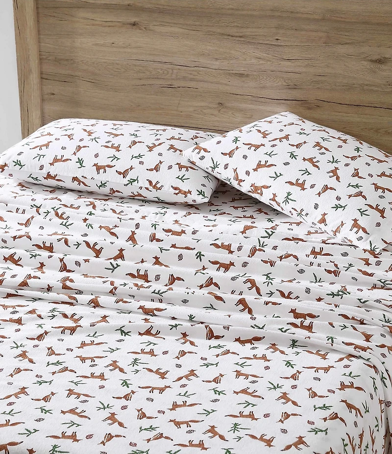 Eddie Bauer Fox Trail Flannel Cotton Sheet Set